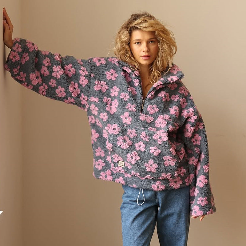 Suzan | Feiner Pullover mit floralem Muster