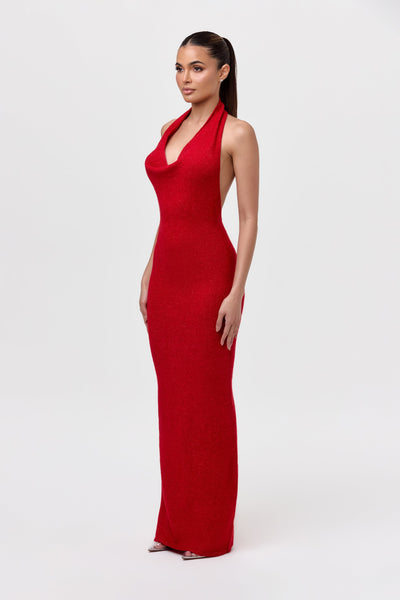 Lunara™ | Halter Maxi Dress