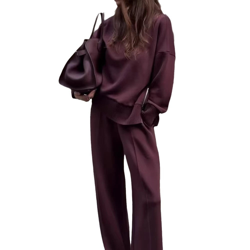 Elegantes Zweiteiliges Set mit Rollkragen-Top – Lässige Eleganz für jeden Tag