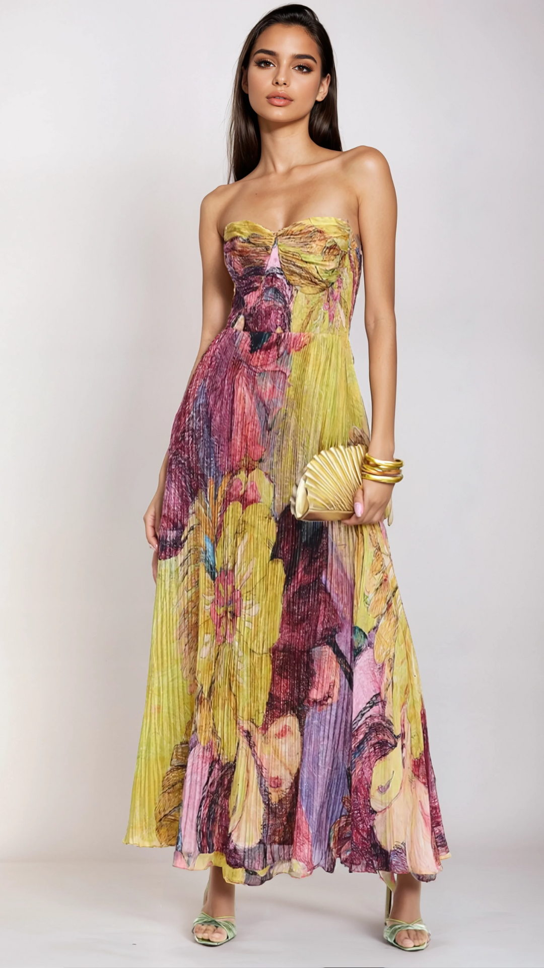 Sienna™ | Radiant Floral Maxi Dress