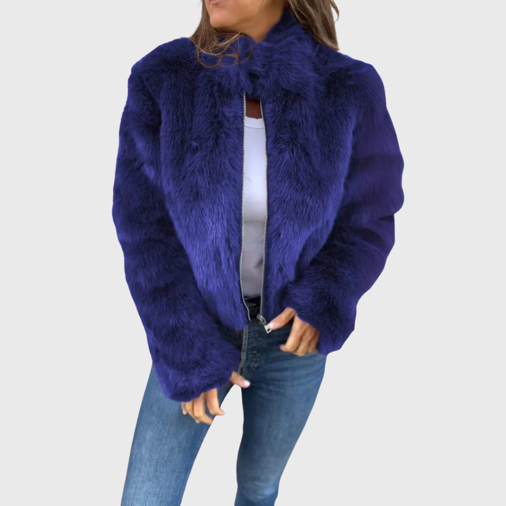 Damen Teddy-Fleece Thermojacke