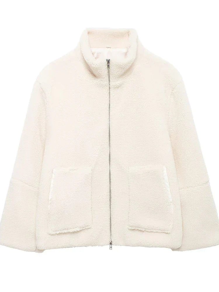 Trenorra™ | Collar Zip-up Coat