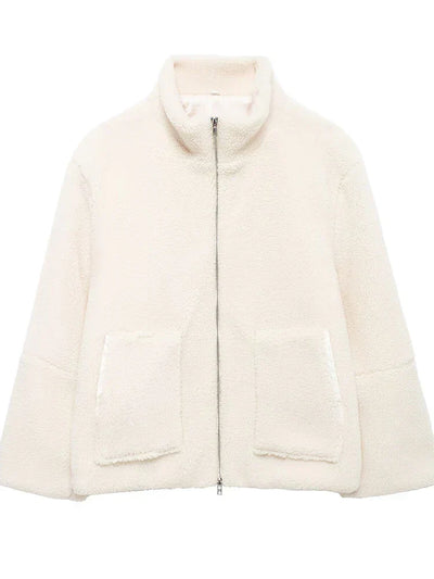 Trenorra™ | Collar Zip-up Coat