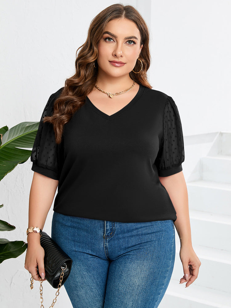 Naya | Modern Romance Bluse mit Transparentärmeln