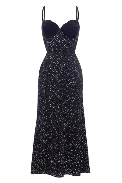Selina™ | Satin Slip Midi Dress