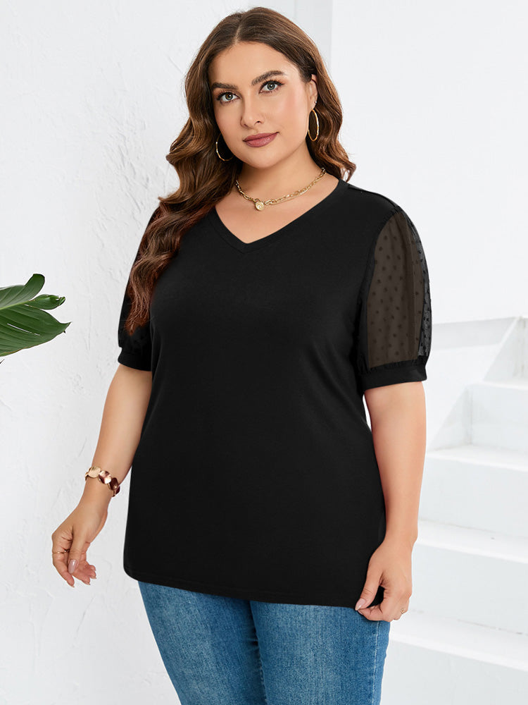 Naya | Modern Romance Bluse mit Transparentärmeln