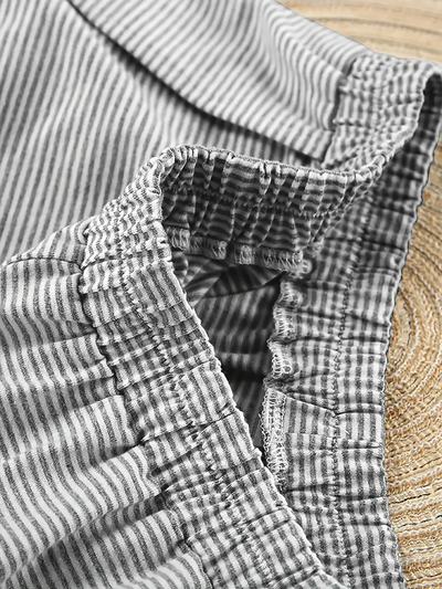 Zweiteiliges Loungewear-Set mit Shorts & Schlitz