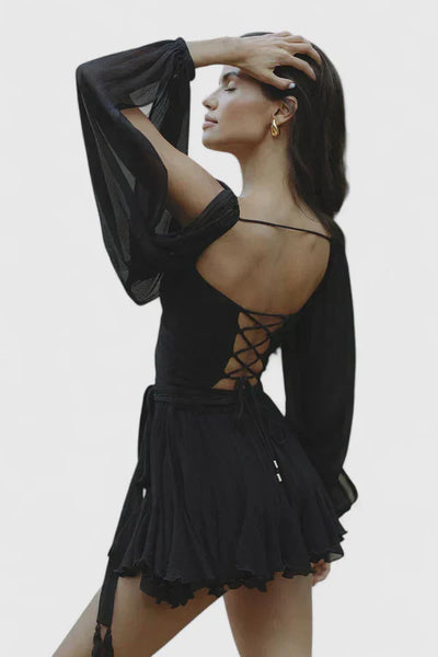 Graceful Charm | Elegantes Fließkleid