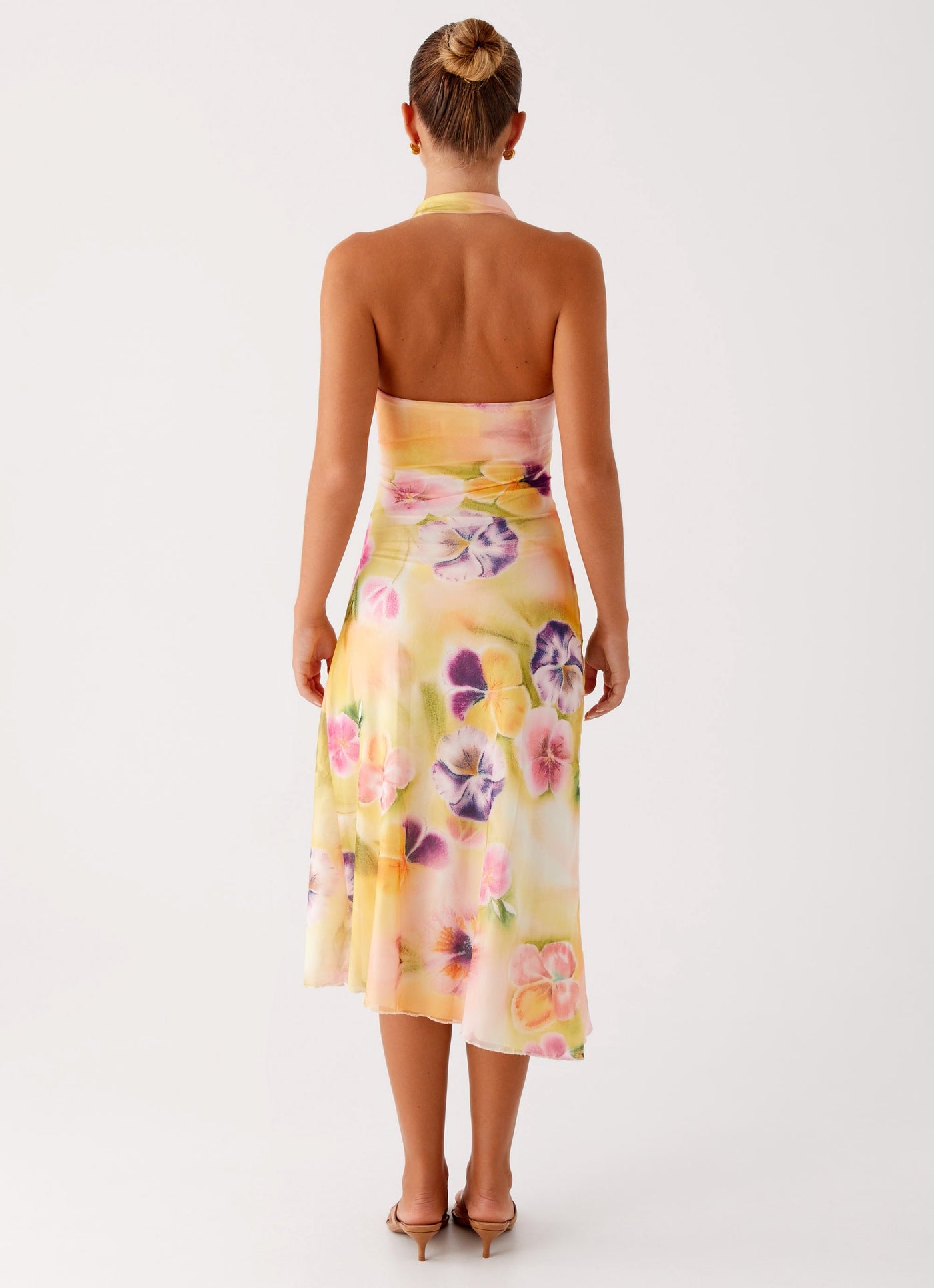 Aria™ | Blooming Halter Midi Dress