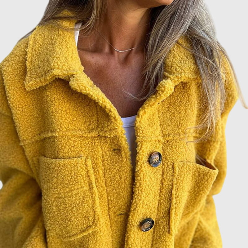 Aria | Cozy-Chic Jacke mit Knöpfen