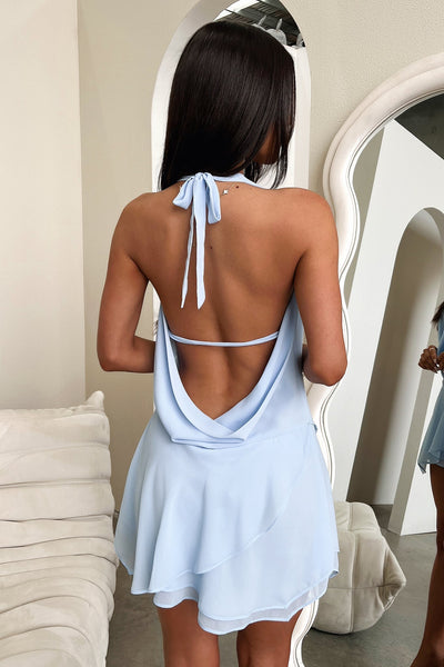 Lyla™ | Plunge Cowl Mini Dress