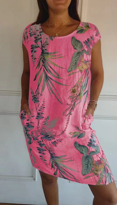 Elara | Luftiges Botanisches Kleid