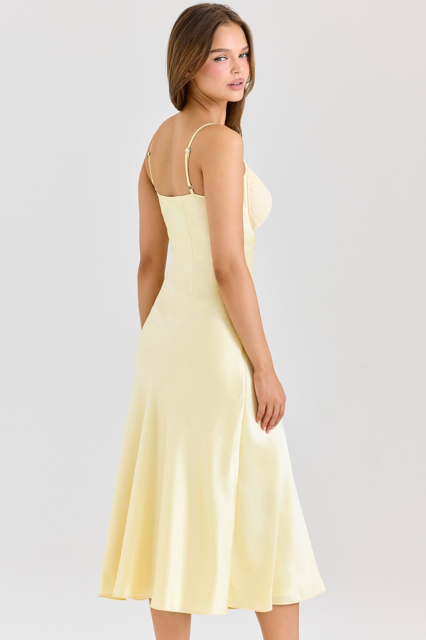 Felicity™ | Butter Satin Bias Midi Dress