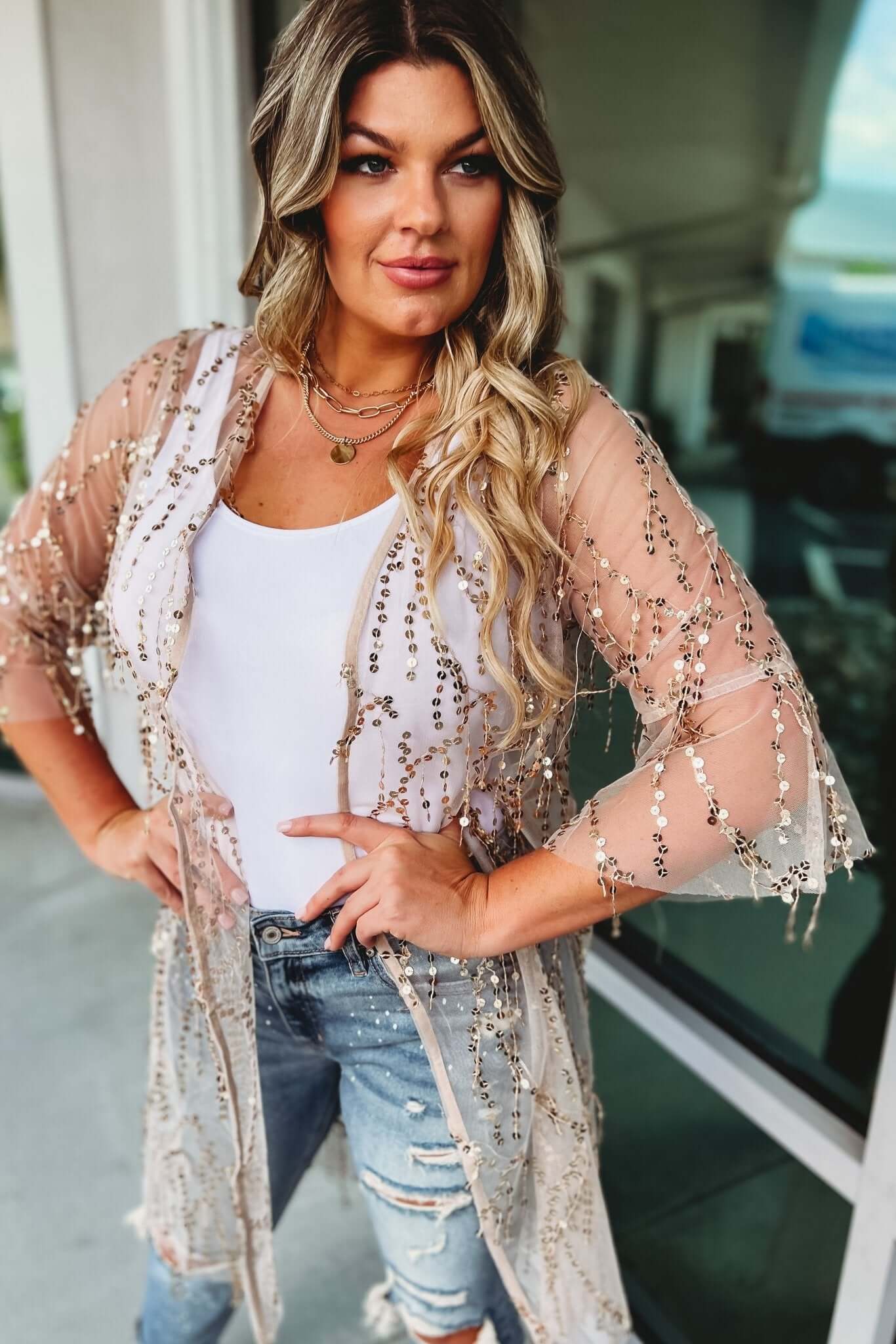 Omiryn™ | Party Sequin Kimono