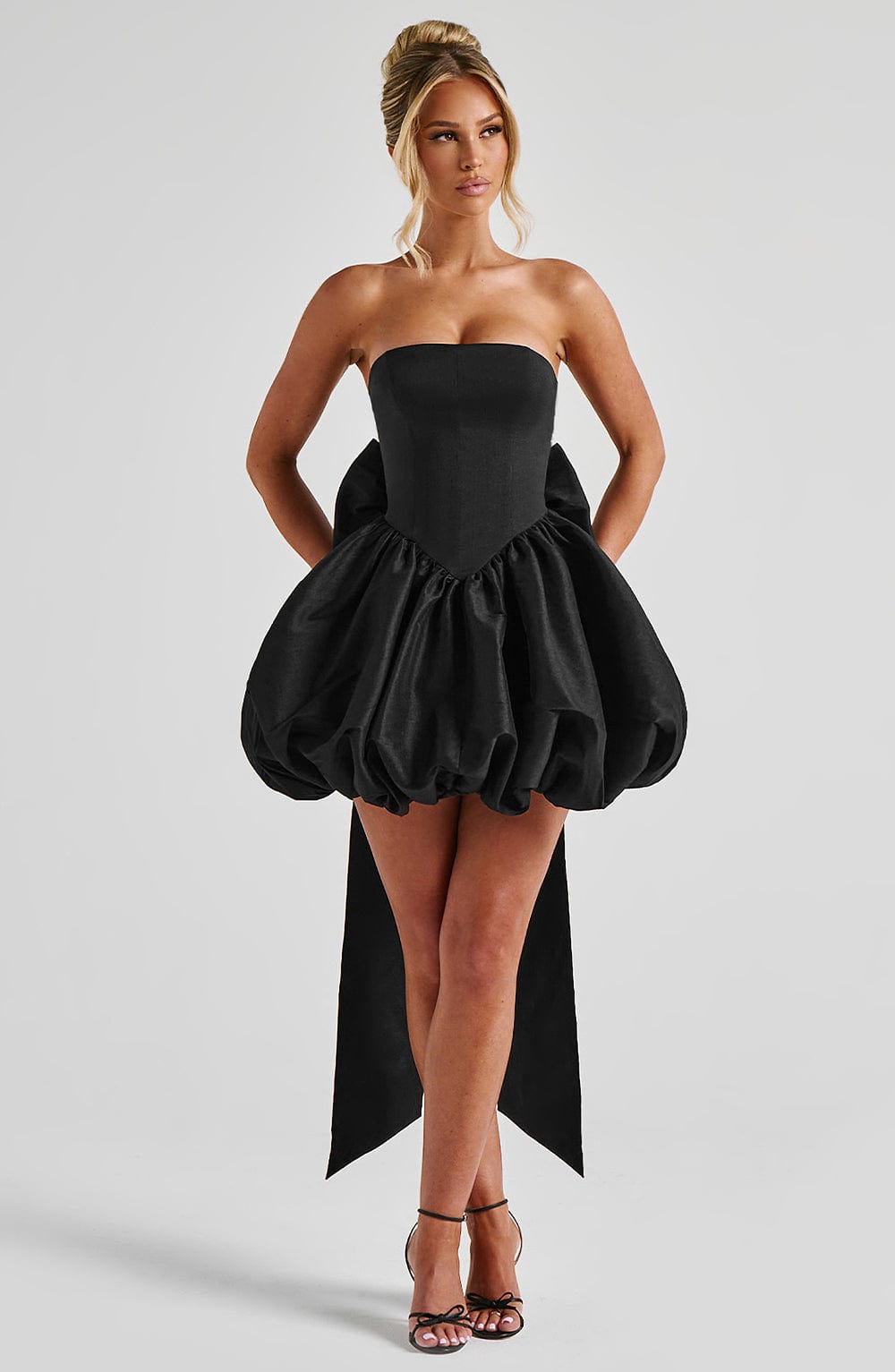 Nerina™ | Bow-Back Bubble Mini Dress