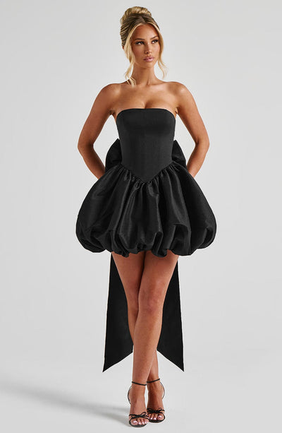 Nerina™ | Bow-Back Bubble Mini Dress