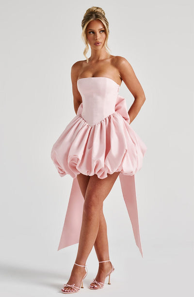 Nerina™ | Bow-Back Bubble Mini Dress