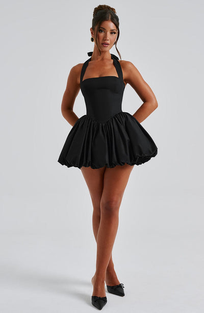 Odette™ | Polka Dot Bubble Mini Dress