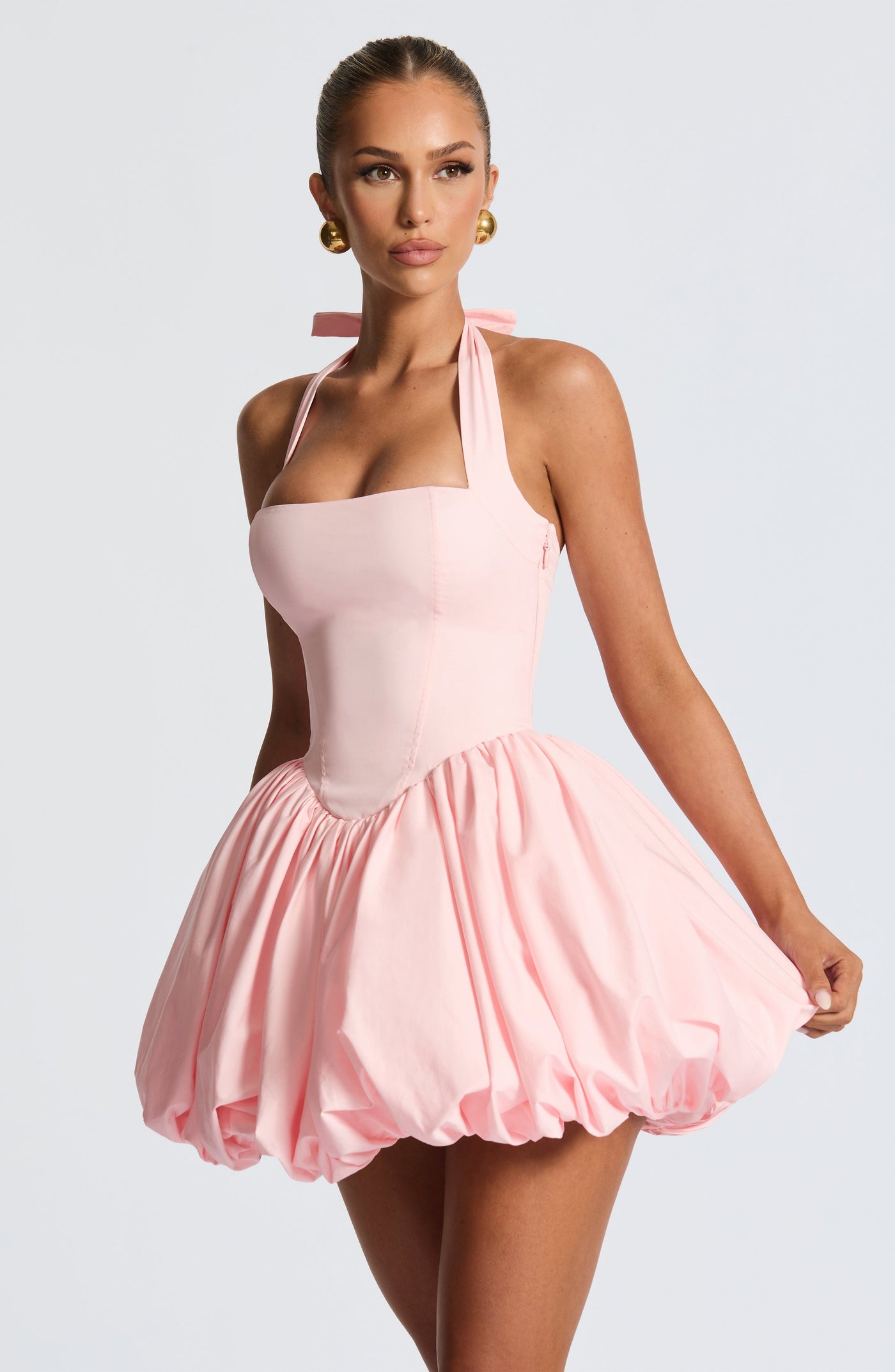Odette™ | Polka Dot Bubble Mini Dress