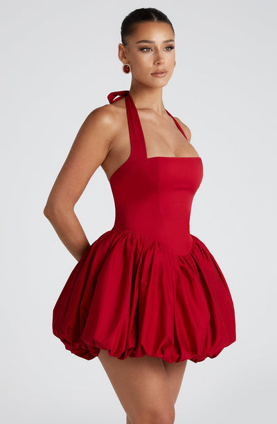 Odette™ | Polka Dot Bubble Mini Dress