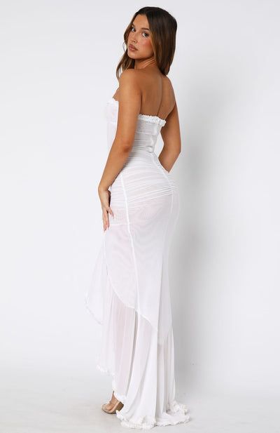 Liana™ | Ruffled Mesh Maxi Dress