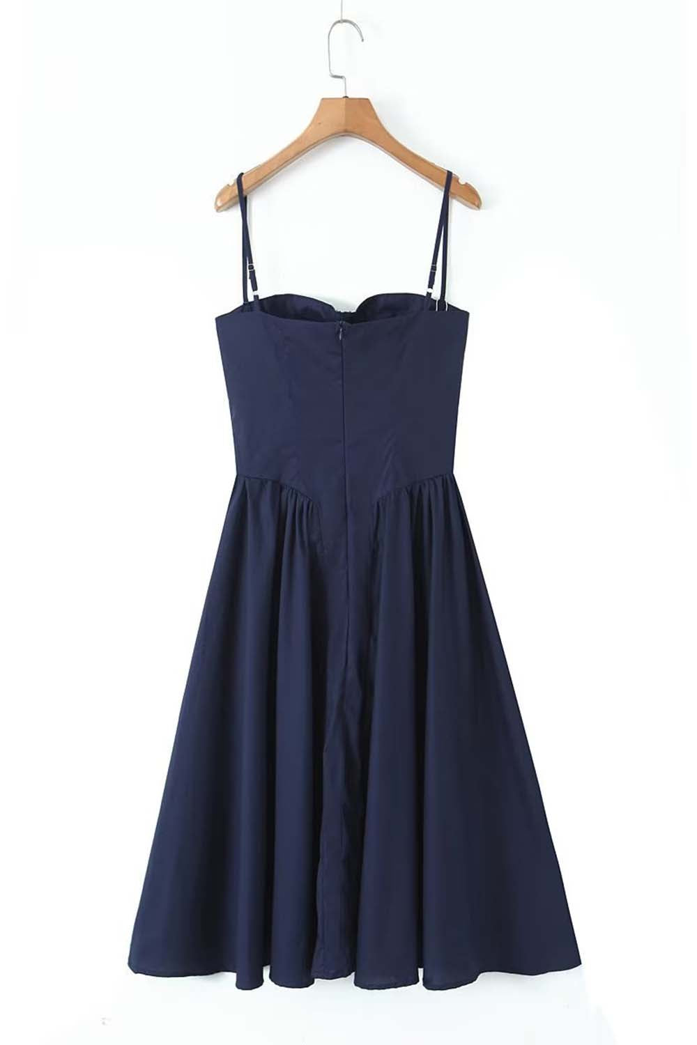 Alina™ | Silken Line Midi Dress
