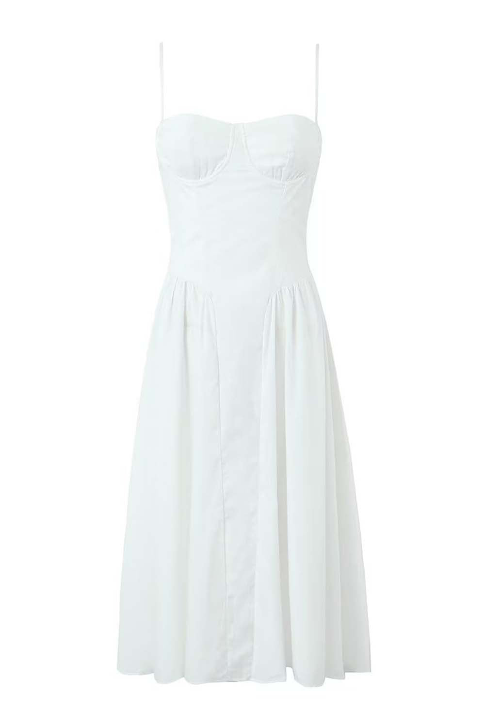 Alina™ | Silken Line Midi Dress