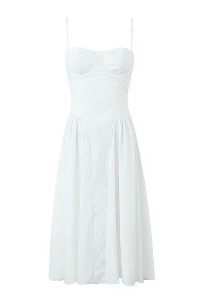 Alina™ | Silken Line Midi Dress