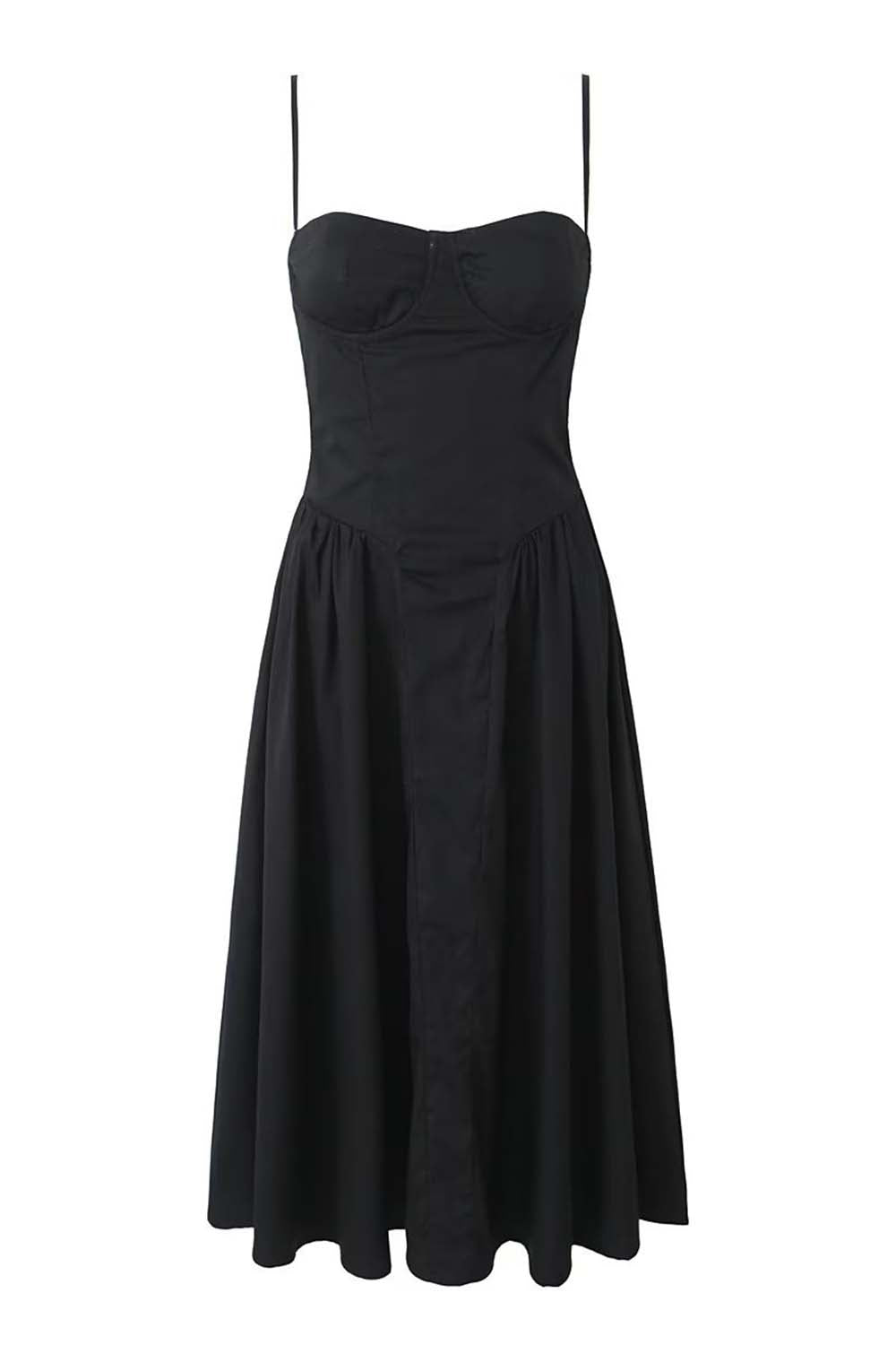 Alina™ | Silken Line Midi Dress
